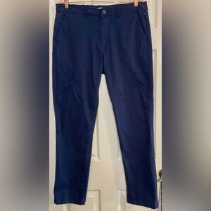 U.S. Polo Assn Men's Navy Blue Chino Pants, 36x32